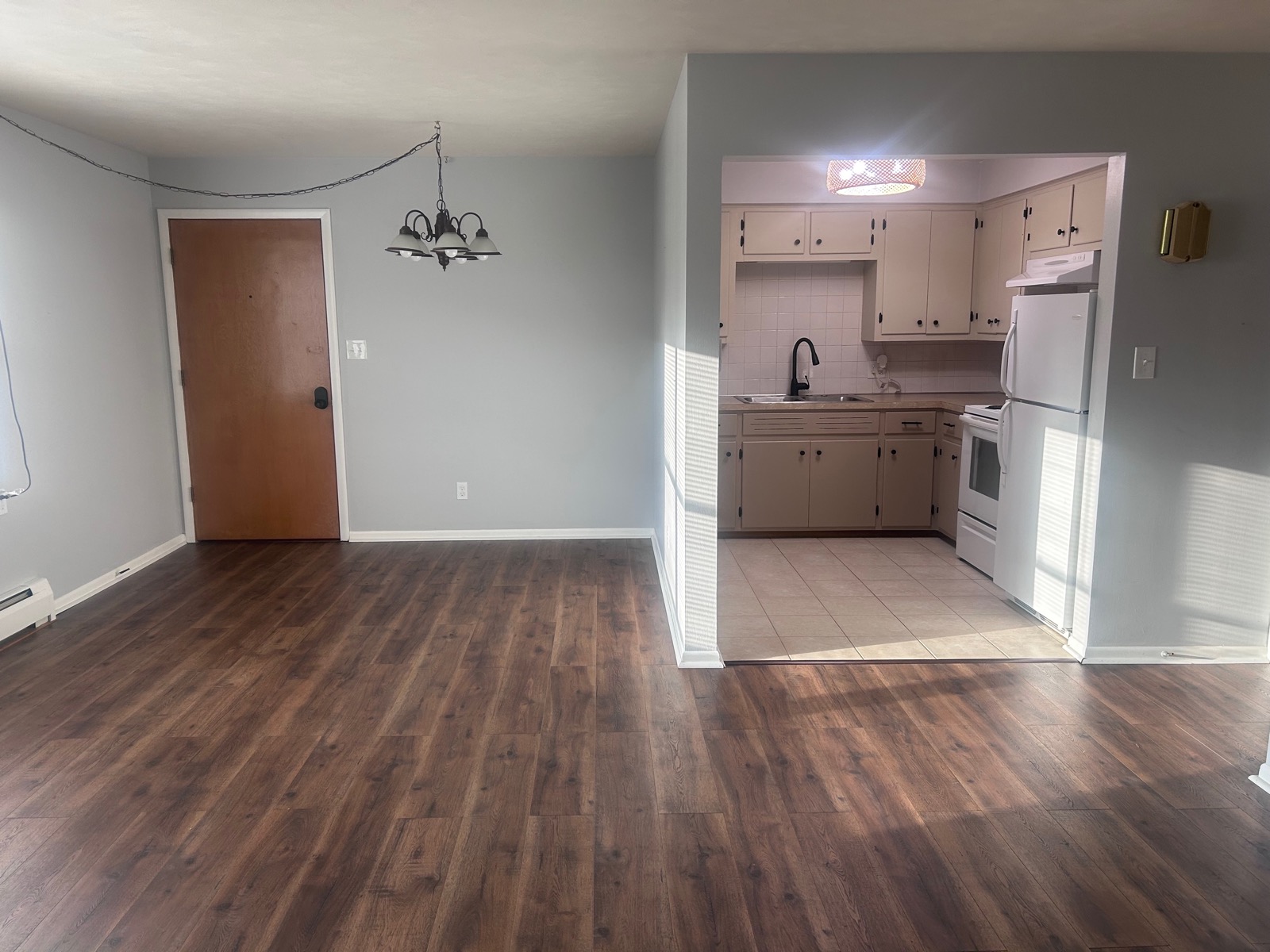 Open concept living and kitchen