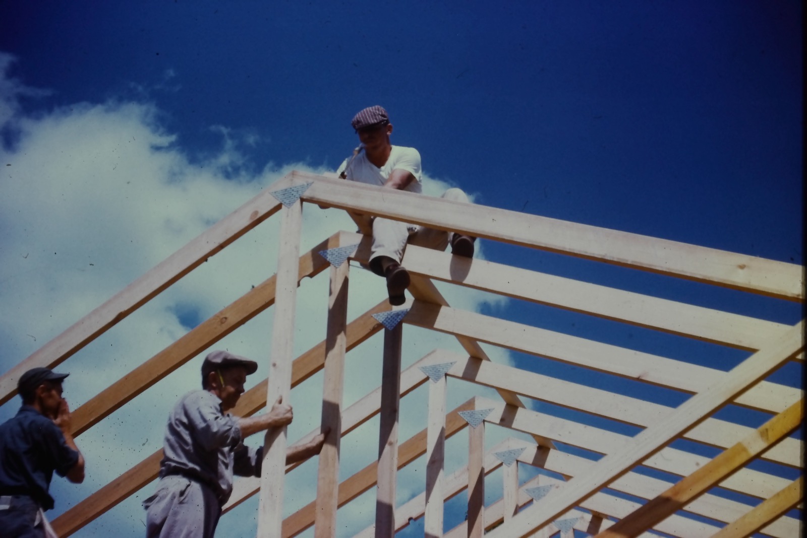 Construction of the original apartments in 1963