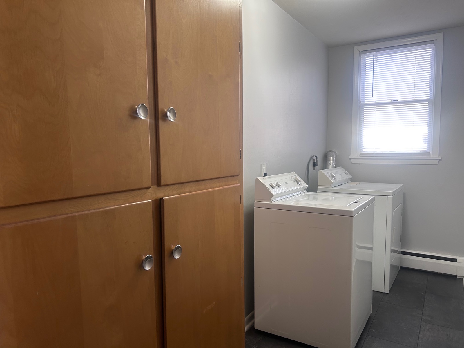 Your own laundry room with washer and dryer